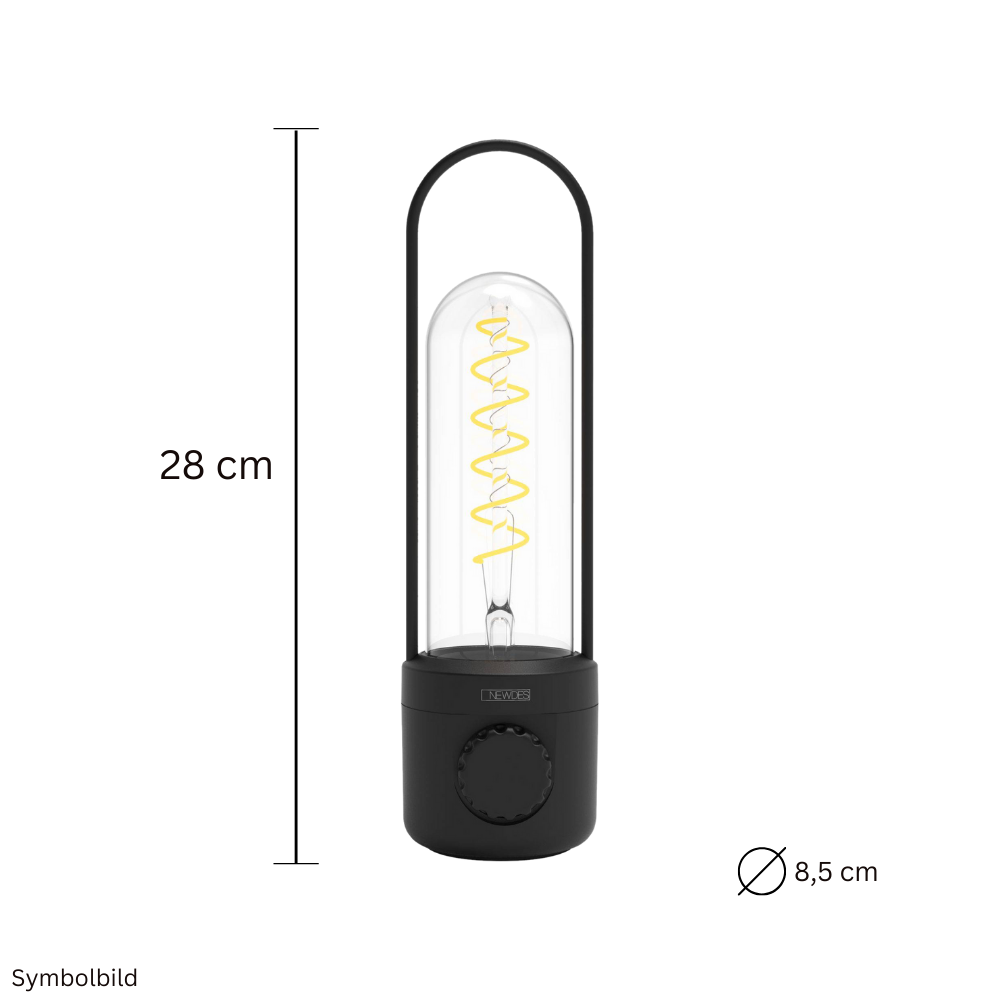 TFCOIL TISCHLEUCHTE schwarz