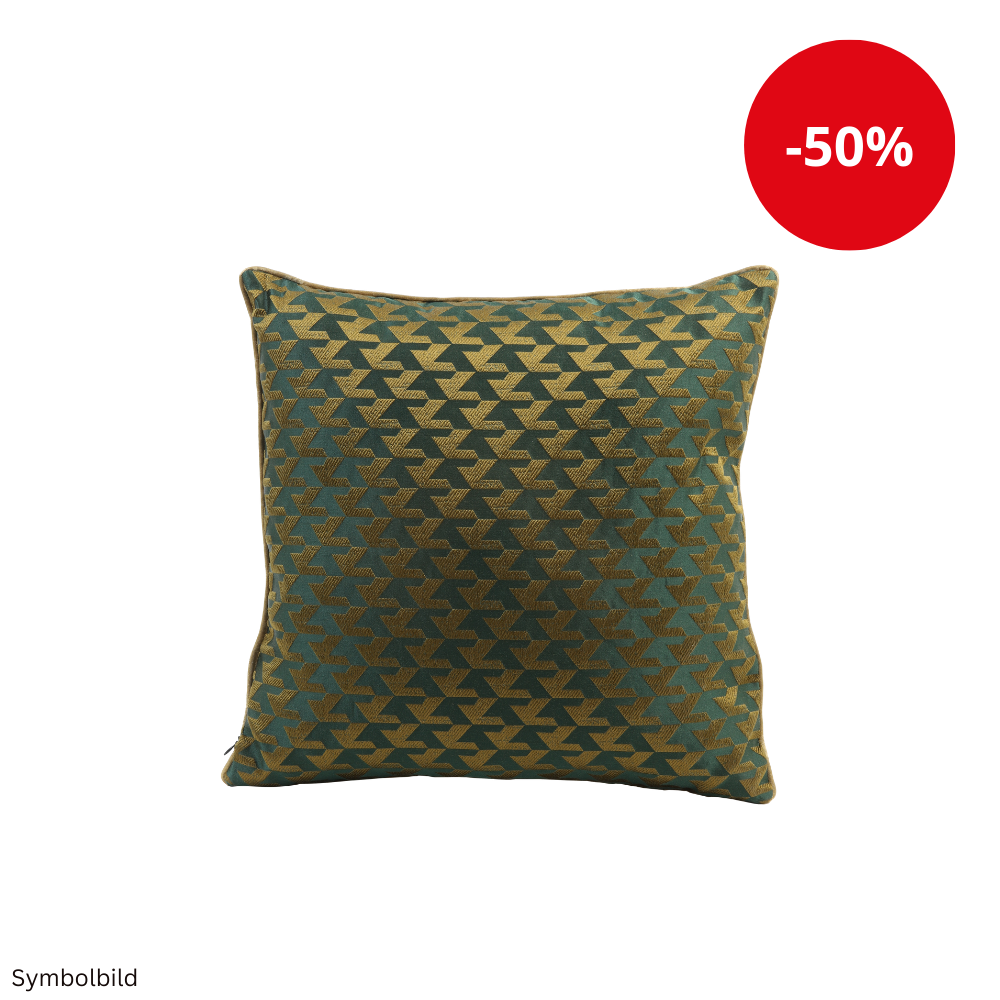 TFJOIA Kissen Grün + Gold