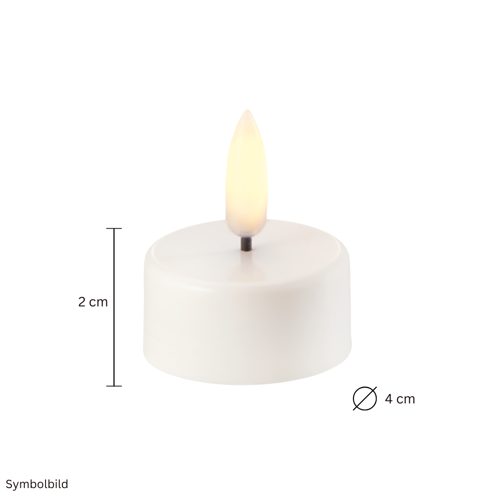 Teelicht ø4 cm