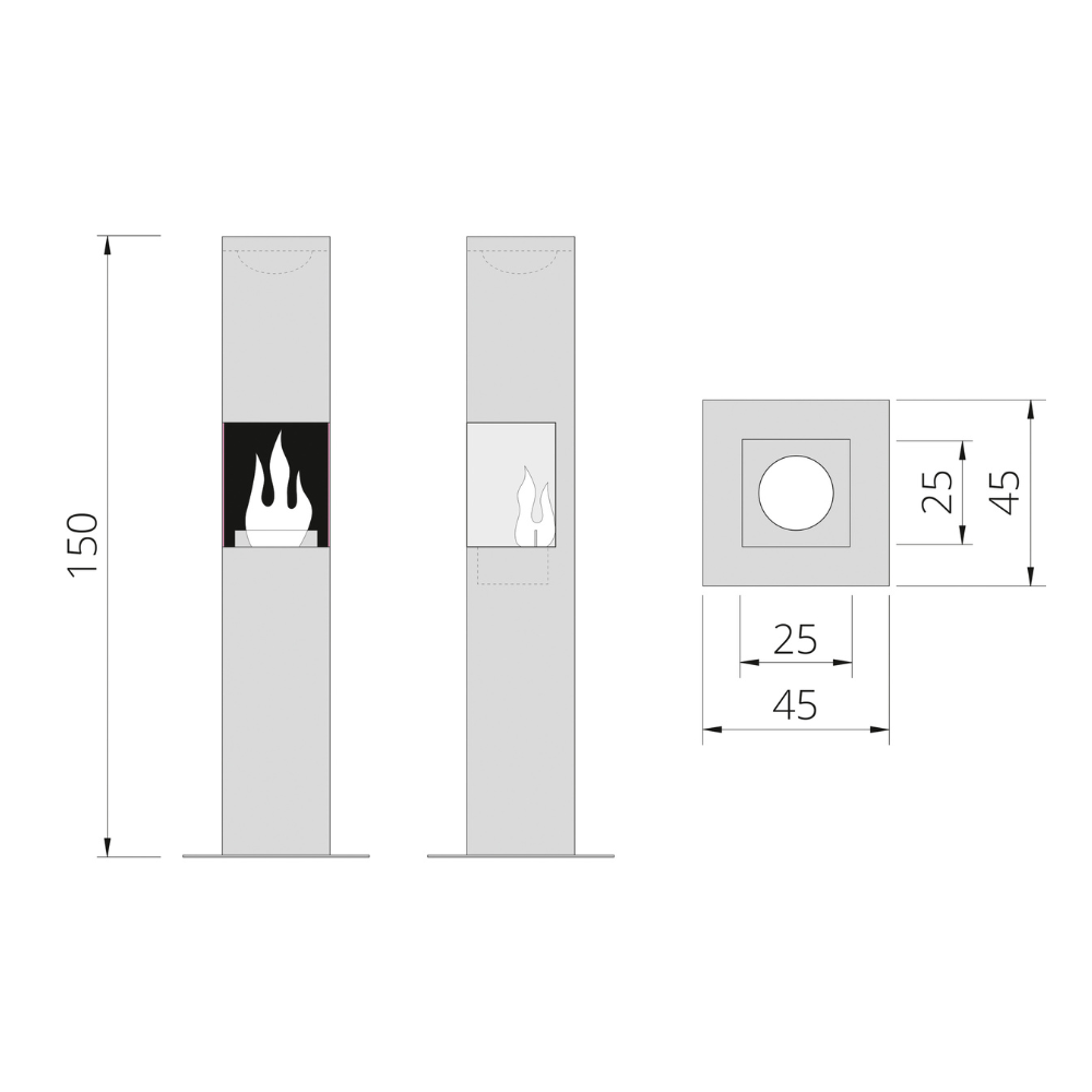 SQUARE GLASS