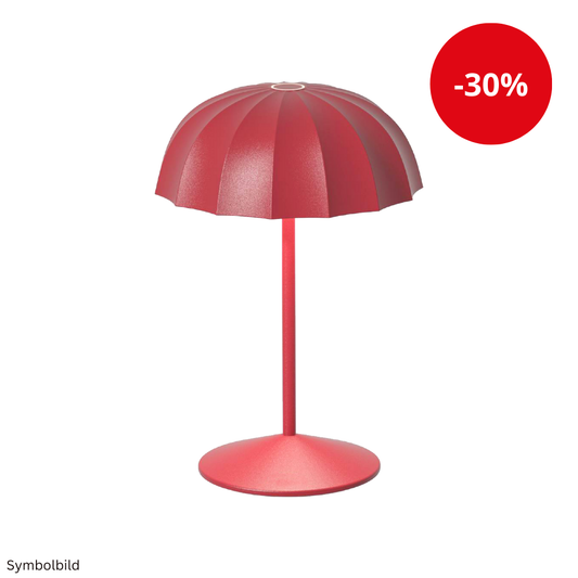 TFOMBRELLINO TISCHLEUCHTE rot