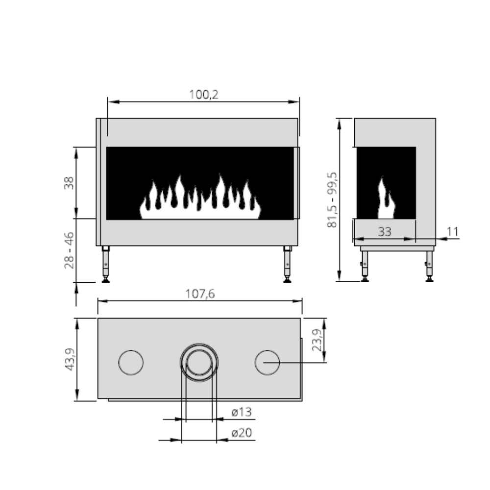 GAP-TC-100/38/33-2SR-G